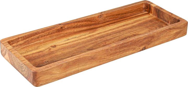 Viana Rechteckiges Serviertablett robustem Akazien für stilvolle Dekoration