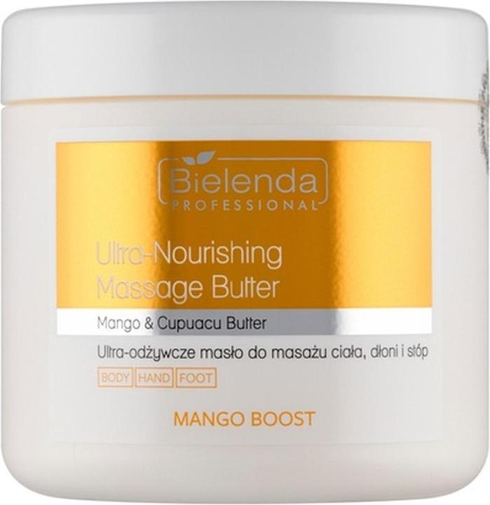 Bielenda Professional Mango Boost Ultra-Nourishing Body Massage Butter For Hands And Feet 500ml (Körpercreme, 500 ml)