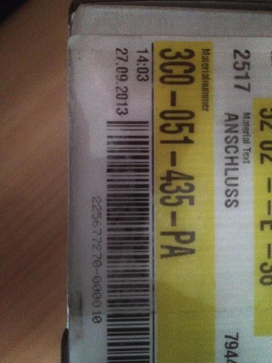 Produktbild Volkswagen 3C0051435PA Bluetooth Adapter, Black (Sender & Empfänger)