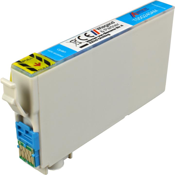 Produktbild Ampertec Tinte ersetzt Epson C13T05G240 cyan 405 (C)