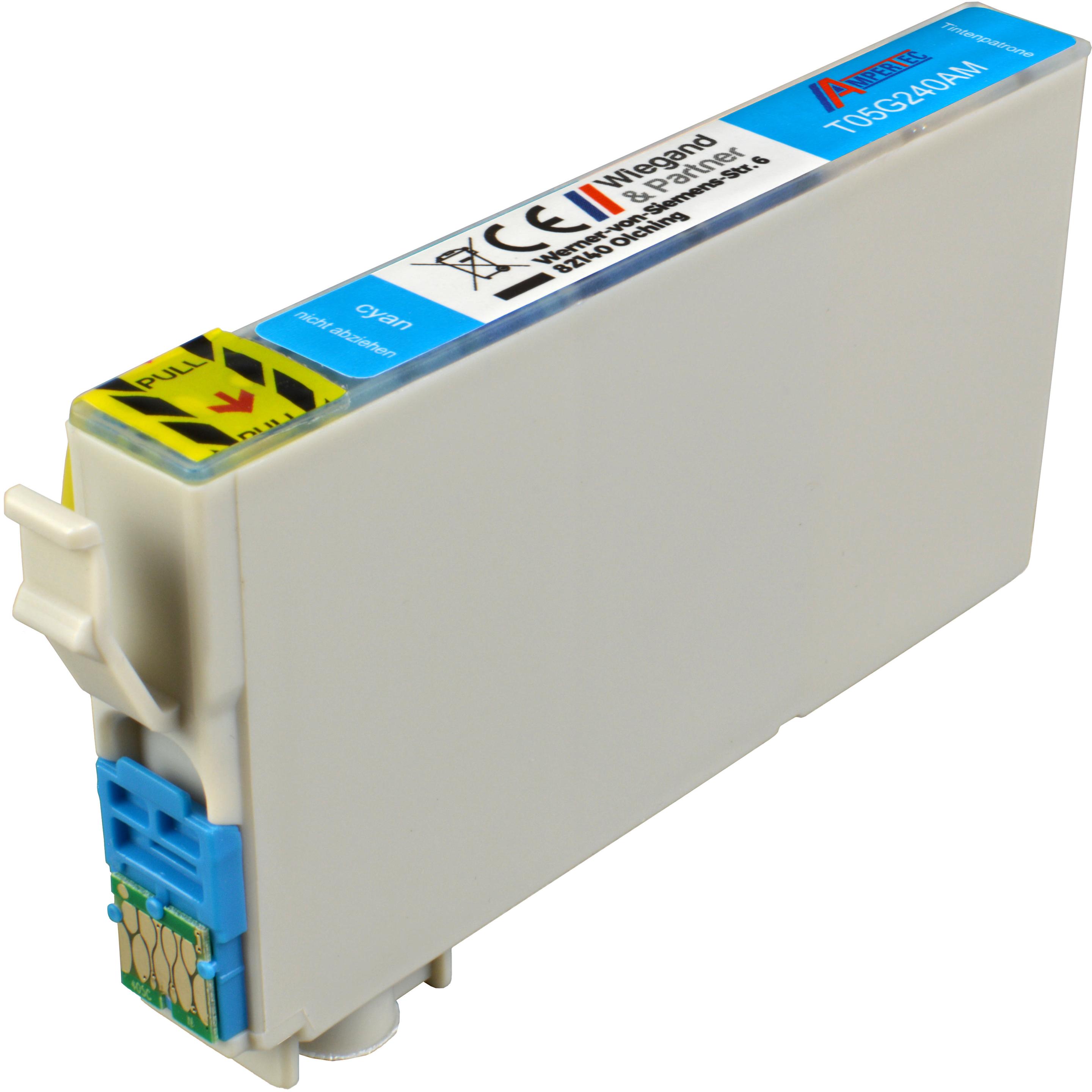 Ampertec, Druckerpatrone, Tinte ersetzt Epson C13T05G240 cyan 405 (C)