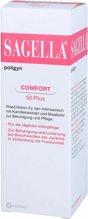 Actual product image Sagella poligyn washing lotion, 250 ml lotion (250 ml, Intimate washing lotion)