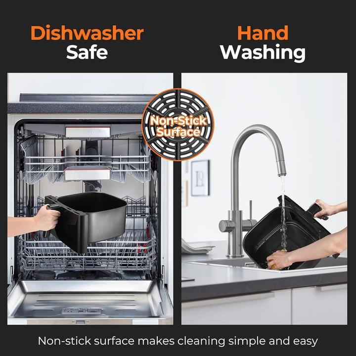 Produktbild Yashe Heissluftfritteuse mit Kuckfenster, 8 Programmen und Temperaturregelung für gesundes Frittieren