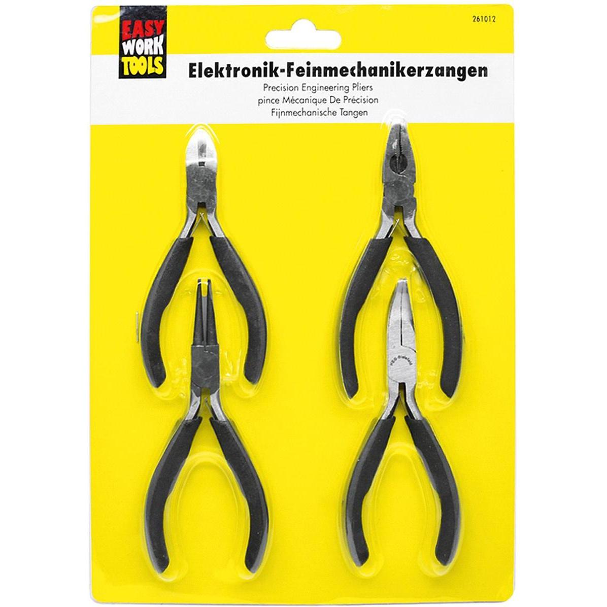 Thumbnail - 6x Easy Work, Zange, Feinmechanikerzangen-Set (255 mm)