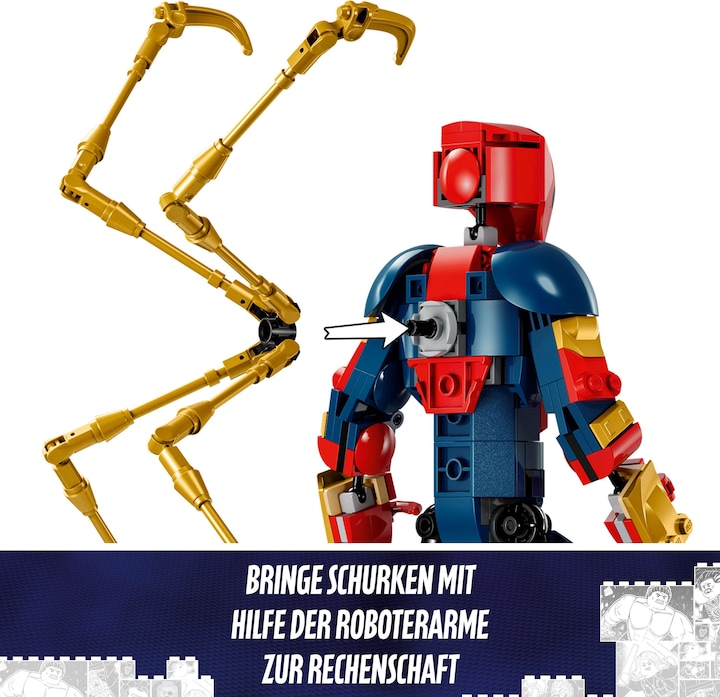 Actual product image LEGO Iron Spider-Man construction figure (76298, LEGO Marvel)