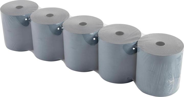Produktbild Exacompta Thermorollen SafeContact, 80 mm x 76 m, grau-blau