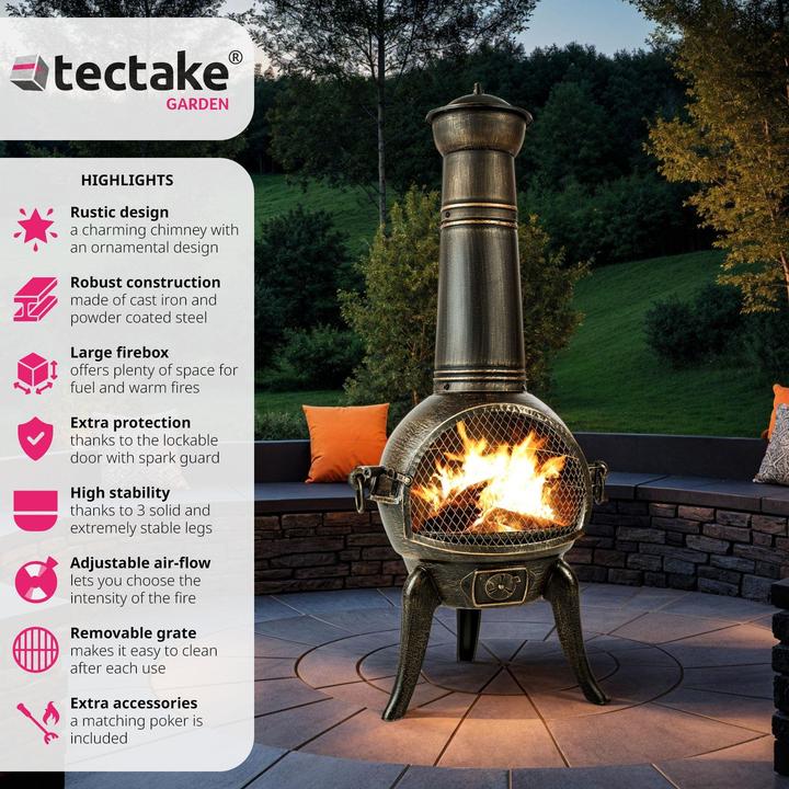 Actual product image tectake Patio oven