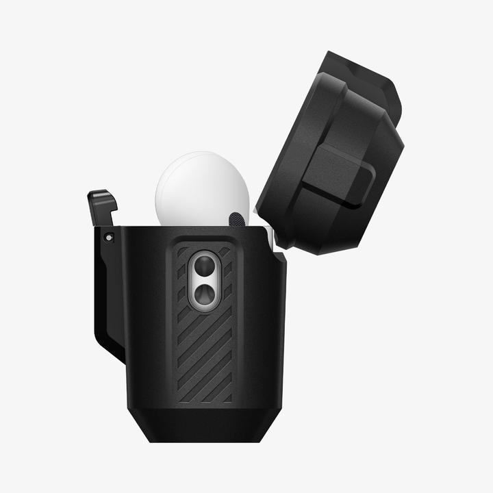 Actual product image Spigen Lock Fit AirPods Pro 3 Case Matte Black