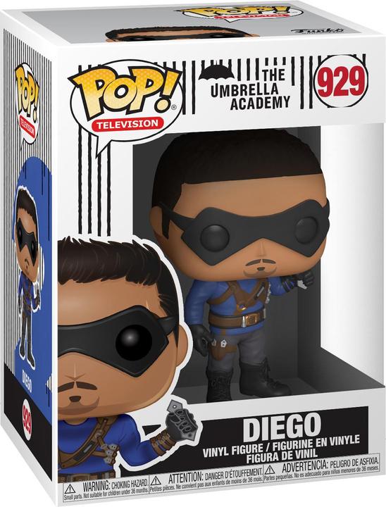 Actual product image Funko POP! - The Umbrella Academy: Diego Hargreeves