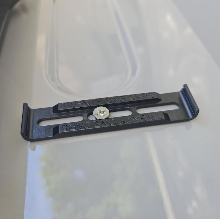 Actual product image 21cars Click licence plate holder long format (Front, Long format)