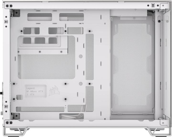 Produktbild Corsair 2500X (wei?/aluminium, Tempered Glass x 2) (Mini-ITX, mATX, ATX)