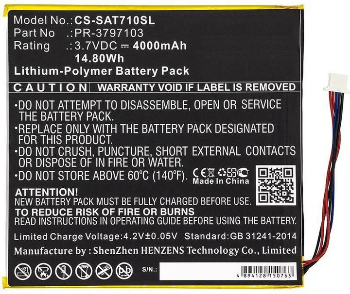 Produktbild CoreParts Battery for Digiland Tablet