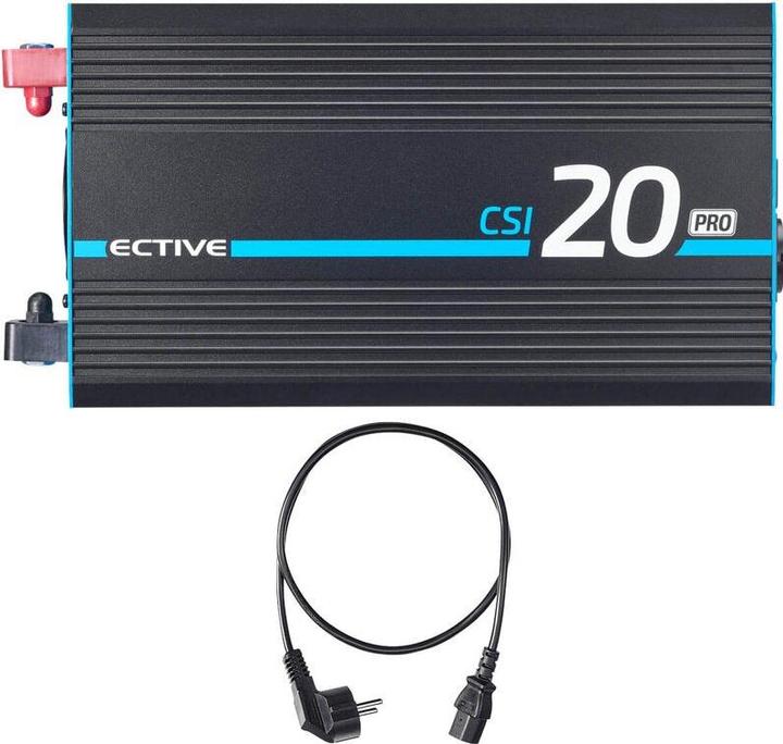 Actual product image Ective CSI 20 PRO 2000W/12V sine wave inverter with mains priority circuit and charger