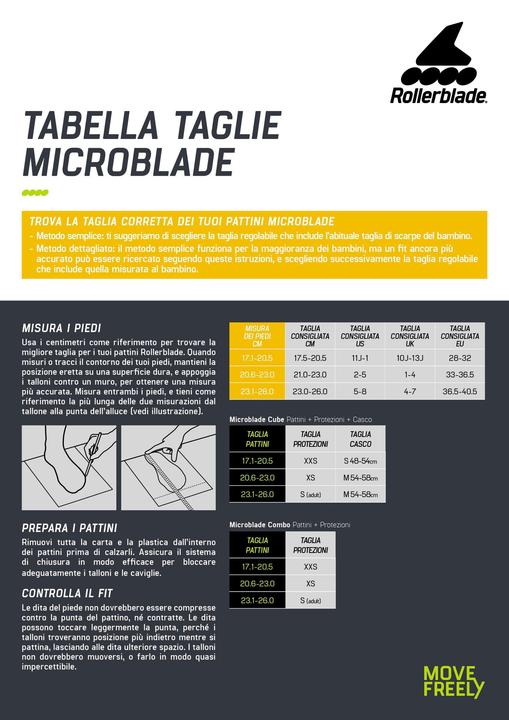 Actual product image Rollerblade Kids Microblade 3WD (28, 29, 30, 31, 32)