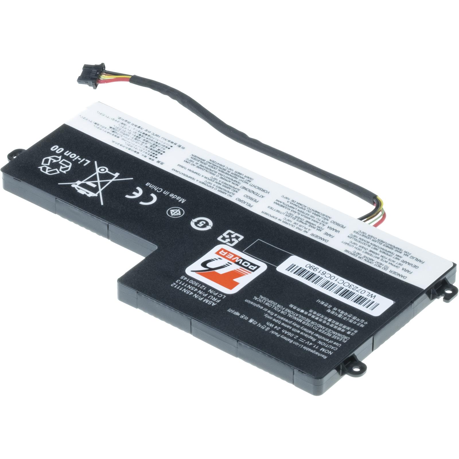 T6 Power Nero Batteria Lenovo Thinkpad T440, T440s, T450, T450s, Interna,, 3 Celle, Li-Poly (3 Cubicoli, 2060 Mah), Batteria Per Notebook,