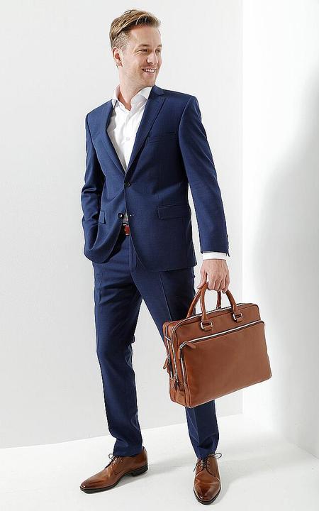 Actual product image Leonhard Heyden Leather bag - Briefcase " Cambridge "