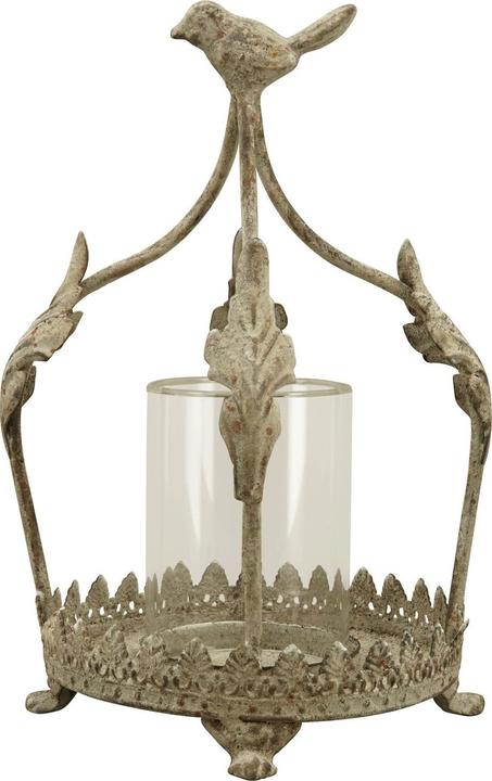 Produktbild Exner Garten und Wohnaccessoires Krone Windlicht ArtFerro (1 x, 16 x 14 x 24 cm)