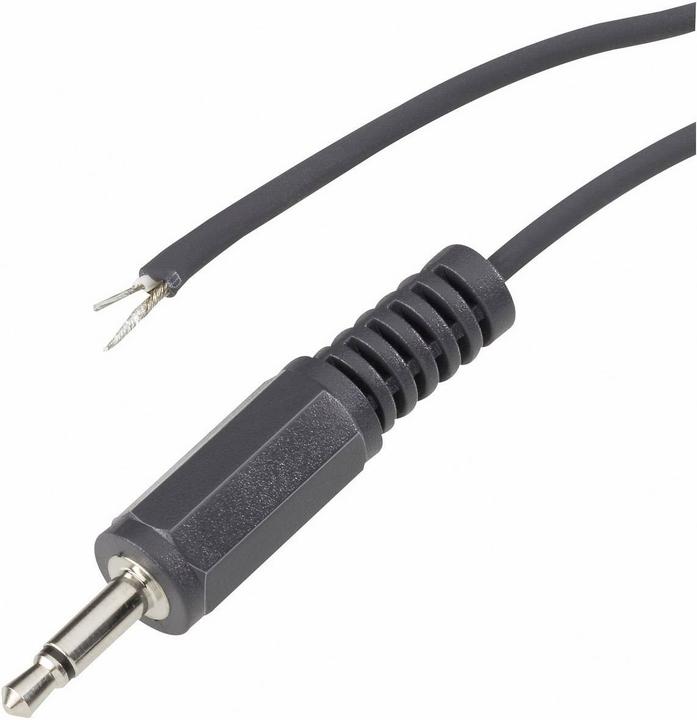 Actual product image Voltcraft Audio/NF cable jack plug 3.5 mm