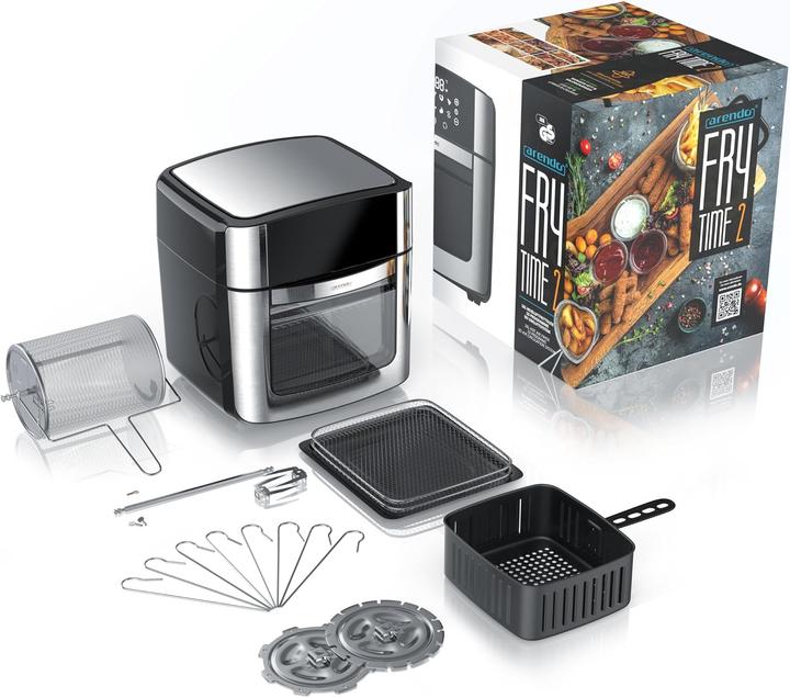 Immagine prodotto Arendo FRY TIME 2 XXL-Heissluftfritteuse mit Grill & Dörrautomat