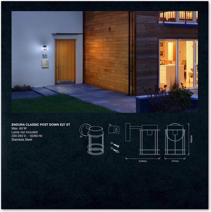 Produktbild Ledvance Endura Classic Post (E27, IP44)