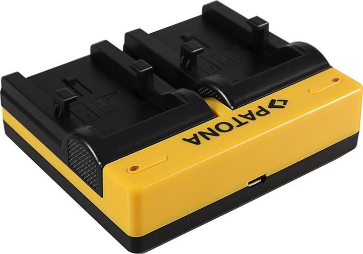 Immagine prodotto Patona Caricabatteria doppio per Olympus Li-10B Camedia C50 Zoom C5000 Zoom C60 Zoom C760 Ultra incl. (Caricabatterie per fotocamere)