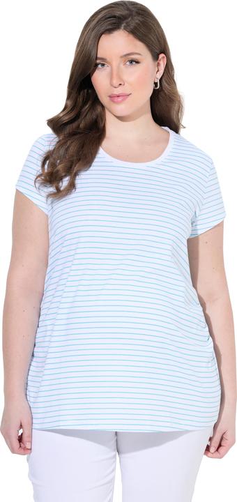 Produktbild Ulla Popken Bellieva-T-Shirts, 2er Pack, Halbarm, seitl. Raffung (62)