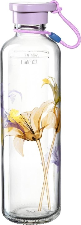 Produktbild Leonardo Trinkflasche In Giro Flower 750 ml, Violett (0.75 l)