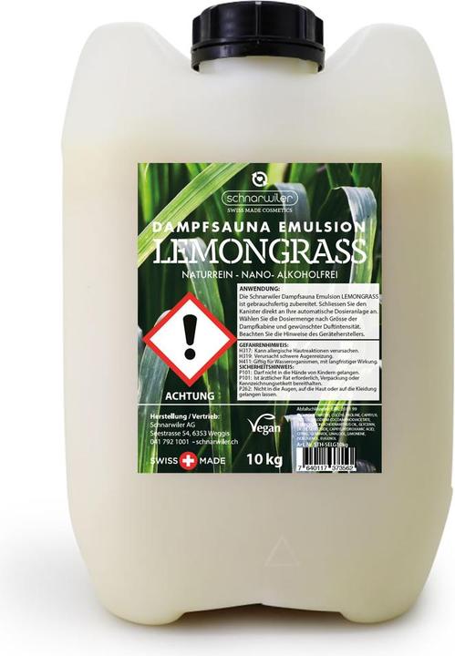 Produktbild Schnarwiler Dampfsauna Emulsion LEMON GRASS