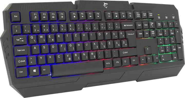 Produktbild Membrane Gaming Keyboard Shark Dakota, Rainbow LED backlight, US layout (US, Kabelgebunden)