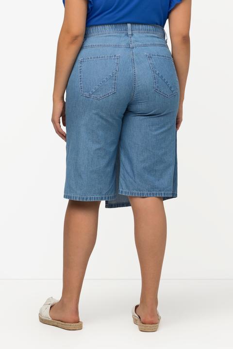 Produktbild Ulla Popken Denim-Skort Mary, 5-Pocket-Style, Elastikbund (56)