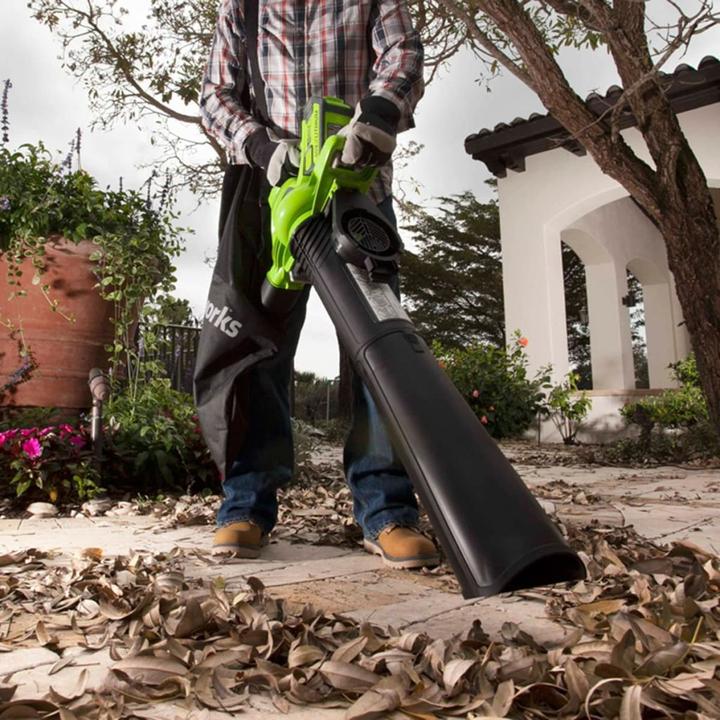 Actual product image Greenworks GD40BV (Rechargeable battery operated, Vacuum cleaners & blowers, Leaf blower, Leaf vacuums)
