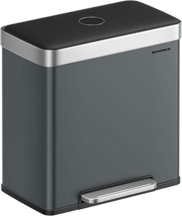 Produktbild Songmics Mülleimer mit 2 Fächern (60 l)