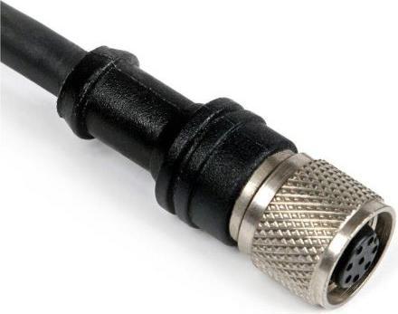 Produktbild RS PRO M12 Connector Female,8W-8C,2m,PUR,Shield