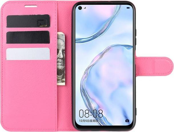 Produktbild MU Classic Litchi Leder Bookcover Series (Huawei P40 Lite)