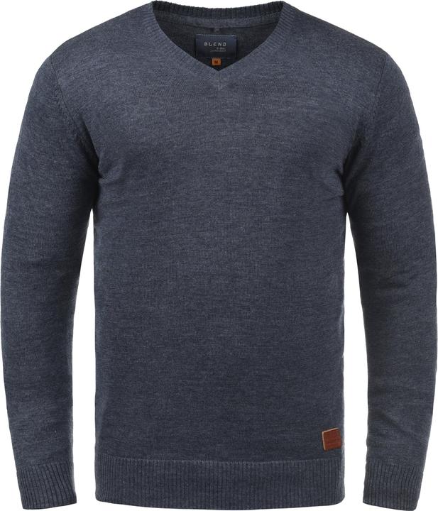 Image du produit Blend Lasse Pull Sweat Homme Avec Col-V Moucheté (L)