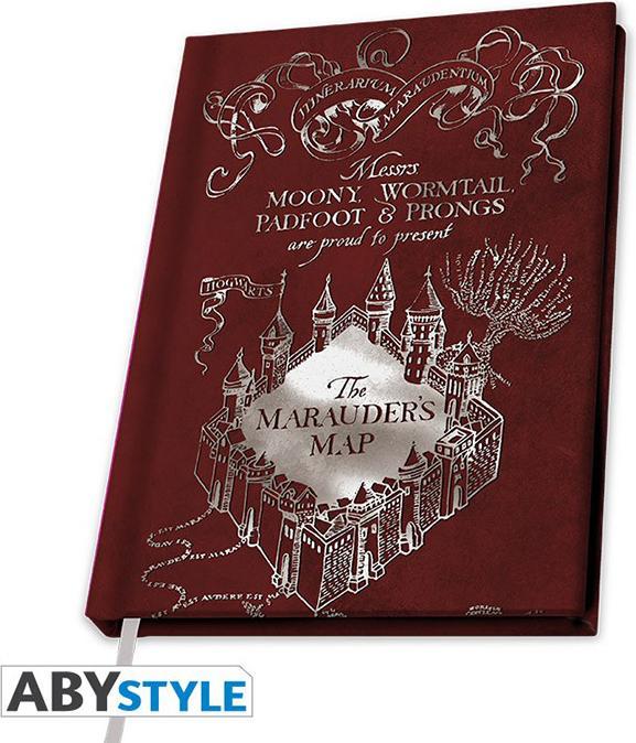 Image du produit ABYstyle Harry Potter: Marauders Map (A5, Couverture rigide)