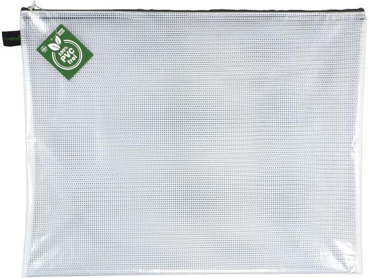 Foldersys Reissverschlussbeutel A3 transparent/grau 0,20 mm (A3, 1 x)