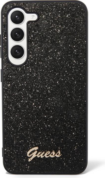 Produktbild Guess Glitter Script Case für Samsung Galaxy S23 - black (Samsung Galaxy S23)