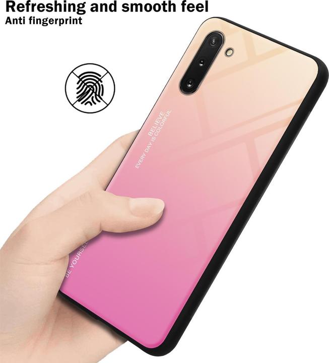 Produktbild Cadorabo TPU 2 Farben Glas Cover (Samsung Galaxy Note 10)