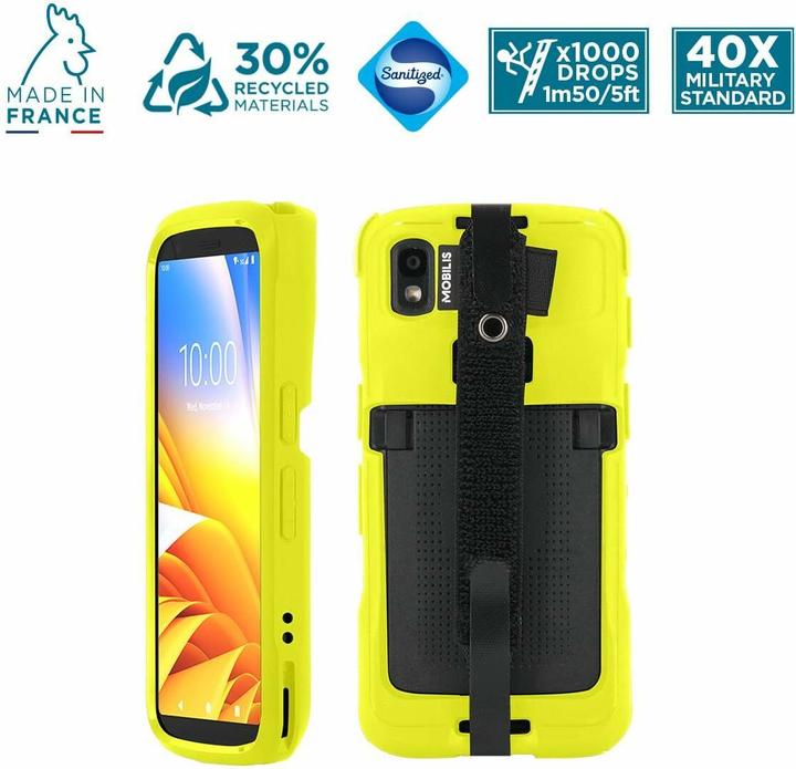 Produktbild Mobilis PROTECH Case+Handstrap Zebra TC22/27 Safety yell sof
