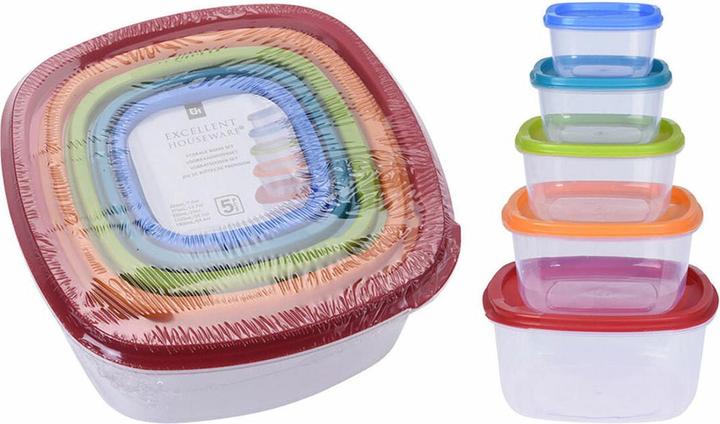 Immagine prodotto Set di scatole portaoggetti, 5 pezzi. (0.23 l)