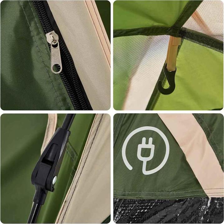 Actual product image vidaXL Dome camping tent 5 persons Quick Release (Dome tent, 4 kg, 5 persons)
