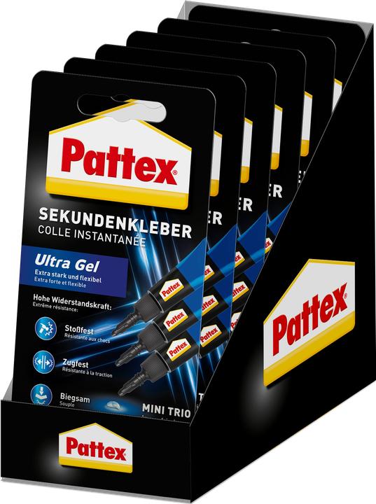 Image du produit Pattex Mini trio Ultra Gel (1 g)