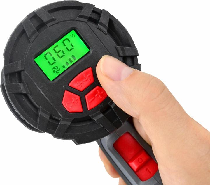 Produktbild Hoozar Opalarka 2000w Z Regulacją I Akcesoriami Wyświetlacz LCD