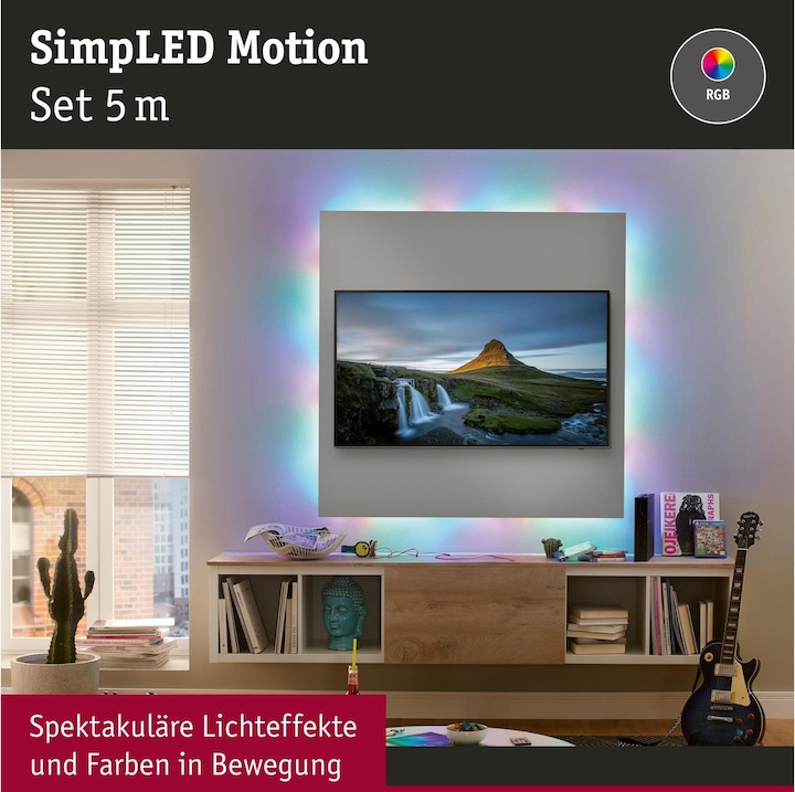 Actual product image Paulmann SimpLED Stripe Set (Multicoloured, 504 cm, Indoor)