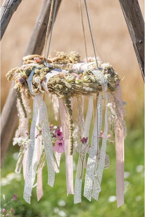 Produktbild Opiflor Strohkranz 25 x 3 cm, 1 Stück, Kranz Art: Stroh (3 cm, 25 cm)