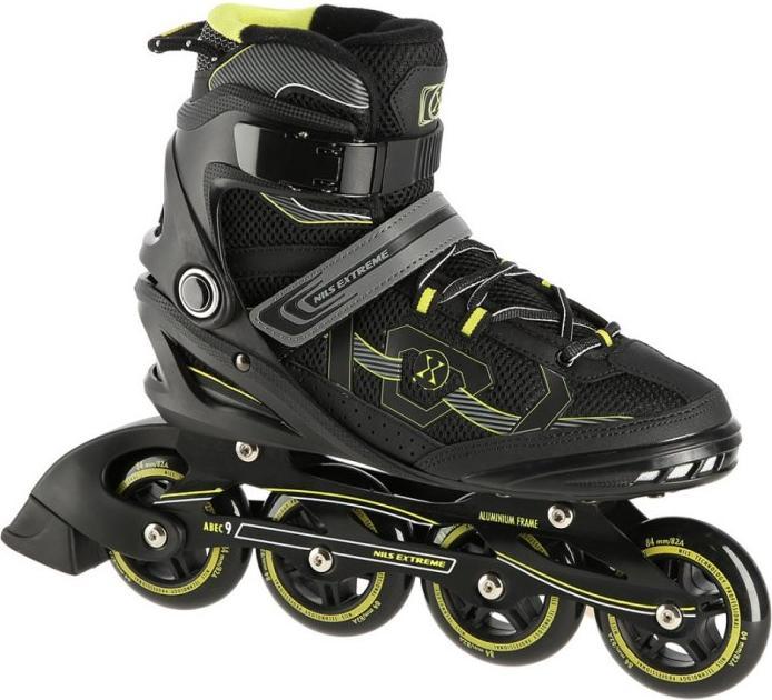 Nils NA9157 Black-Yellow SIZE 41 INLINE SKATES (41)