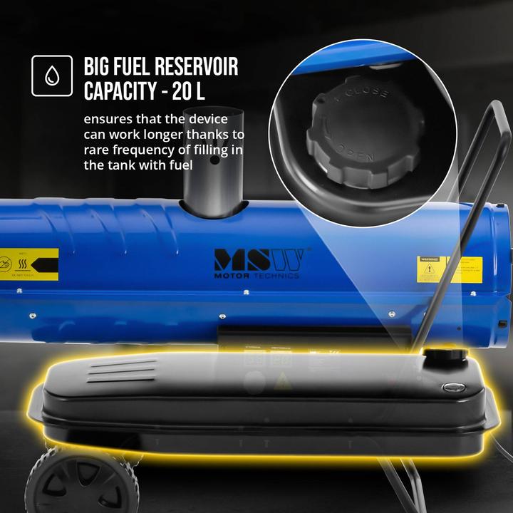 Actual product image MSW Diesel Heater - 20000 W - 20 l