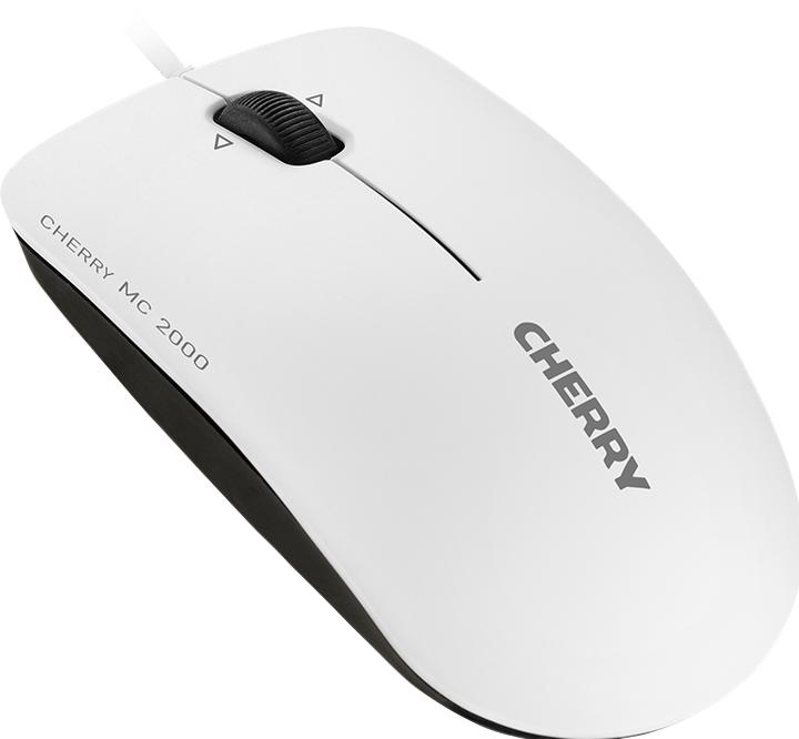 Actual product image CHERRY MC 2000 corded Mouse USB pale grey (Cable)