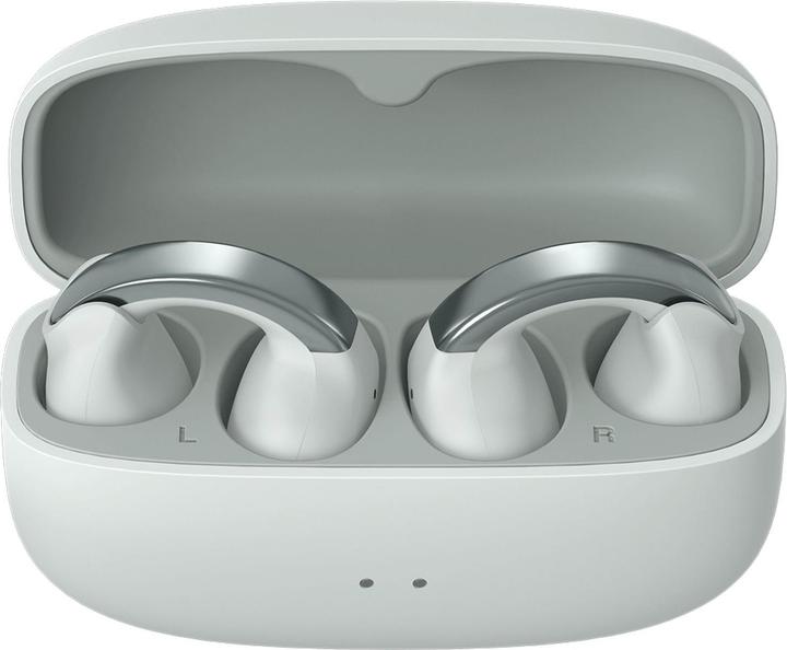 Actual product image JVC HA-NP1T-H Nearphones Open Ear True Wireless Headphones ice grey (No noise cancellation, 24 h, Wireless)